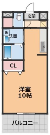 コンフォート２５・の物件間取画像